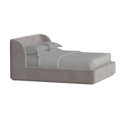 Giacomo Double Bed with Wide Panelled Headboard