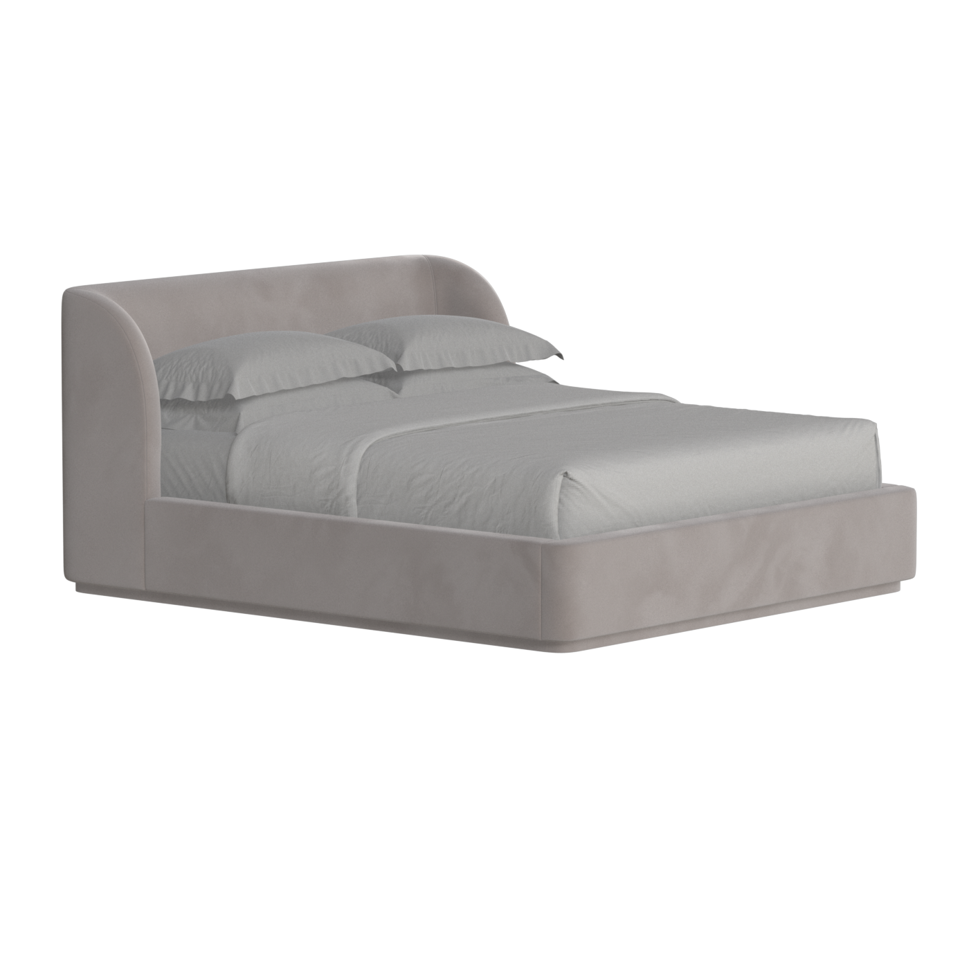 Giacomo Double Bed with Wide Panelled Headboard