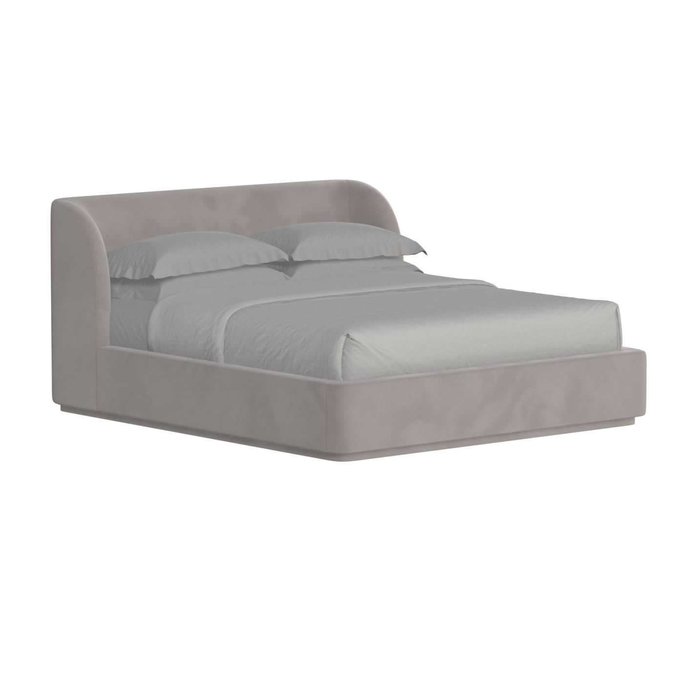 Giacomo Double Bed with Wide Panelled Headboard