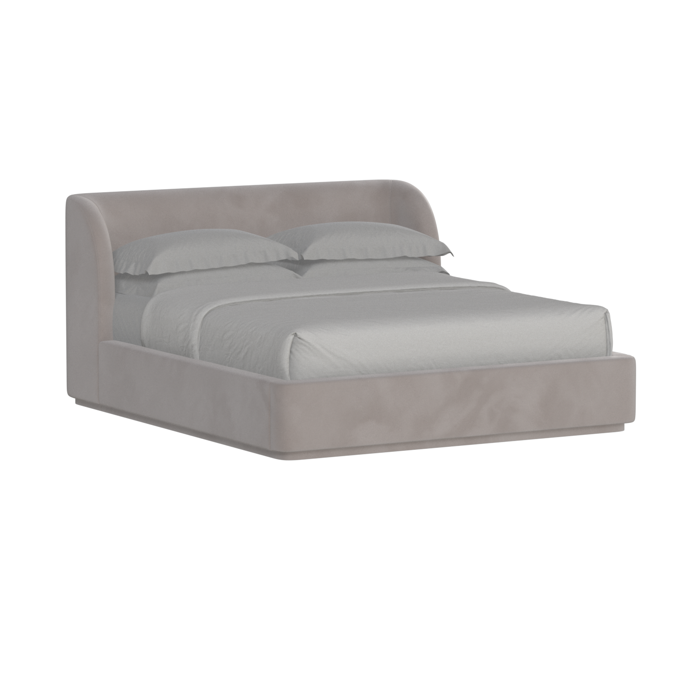 Giacomo Double Bed with Wide Panelled Headboard