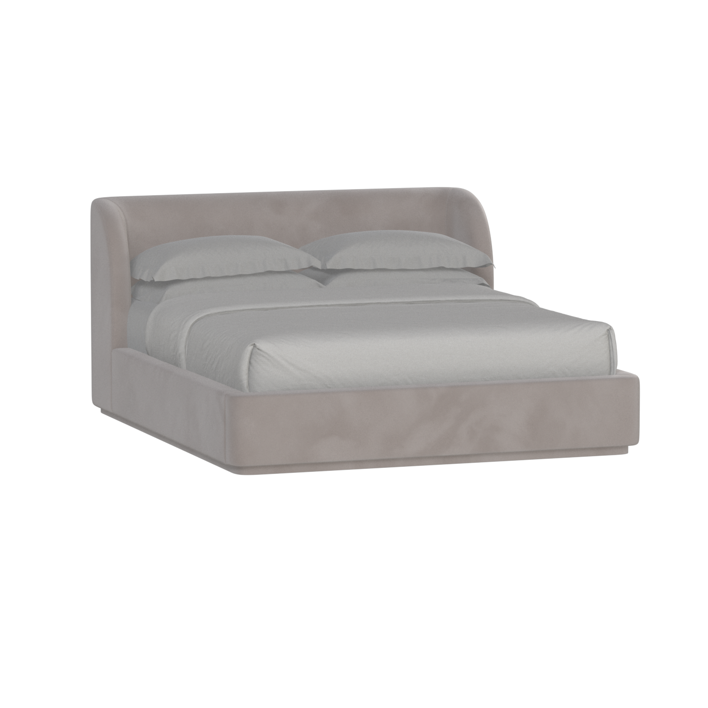 Giacomo Double Bed with Wide Panelled Headboard