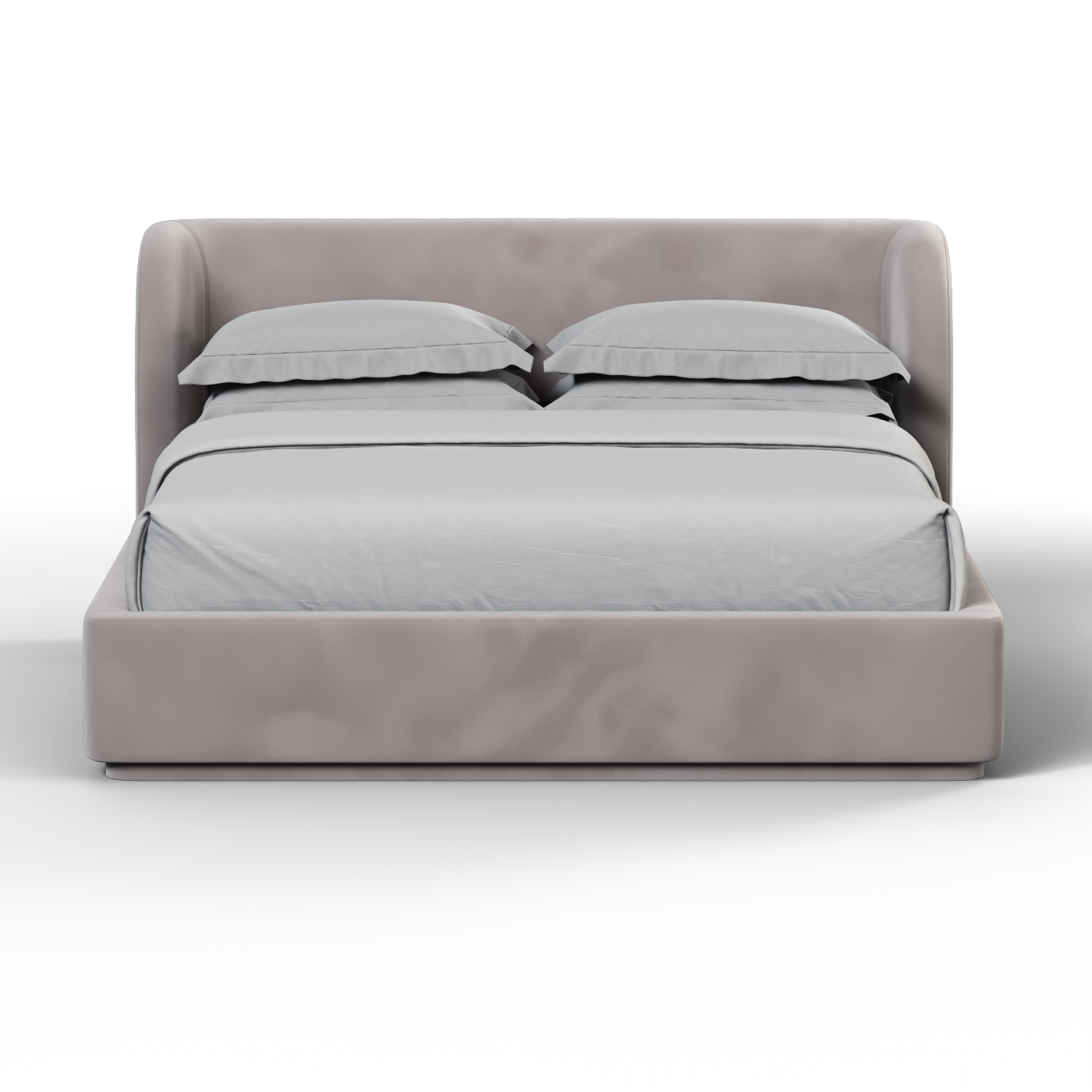 Giacomo Double Bed with Wide Panelled Headboard