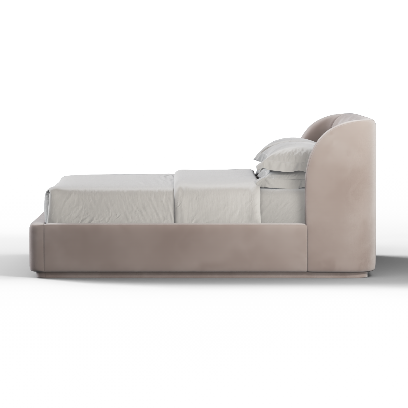 Giacomo Double Bed with Wide Panelled Headboard