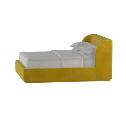 Giacomo Double Bed with Wide Panelled Headboard