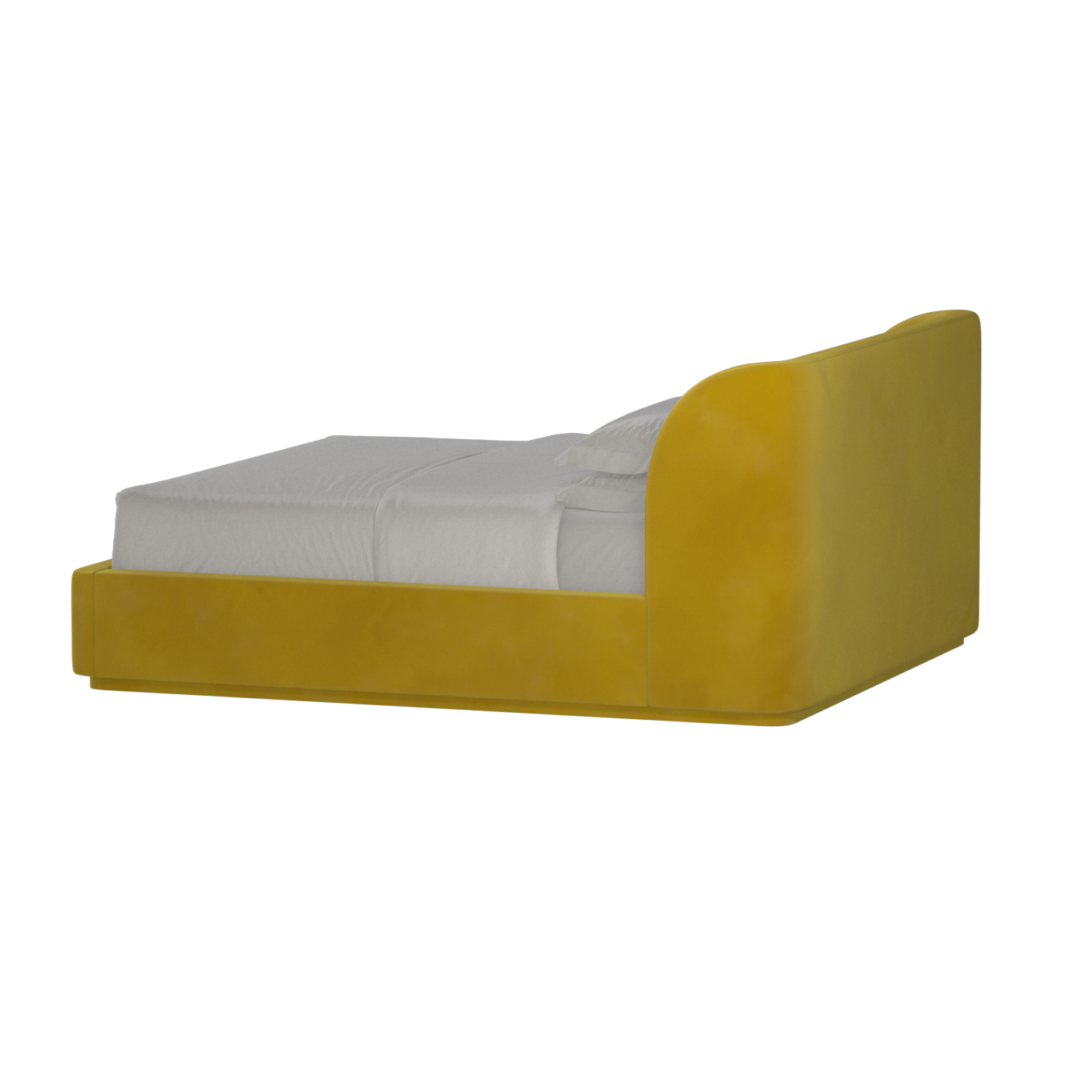 Giacomo Double Bed with Wide Panelled Headboard