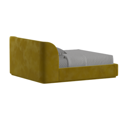 Giacomo Double Bed with Wide Panelled Headboard