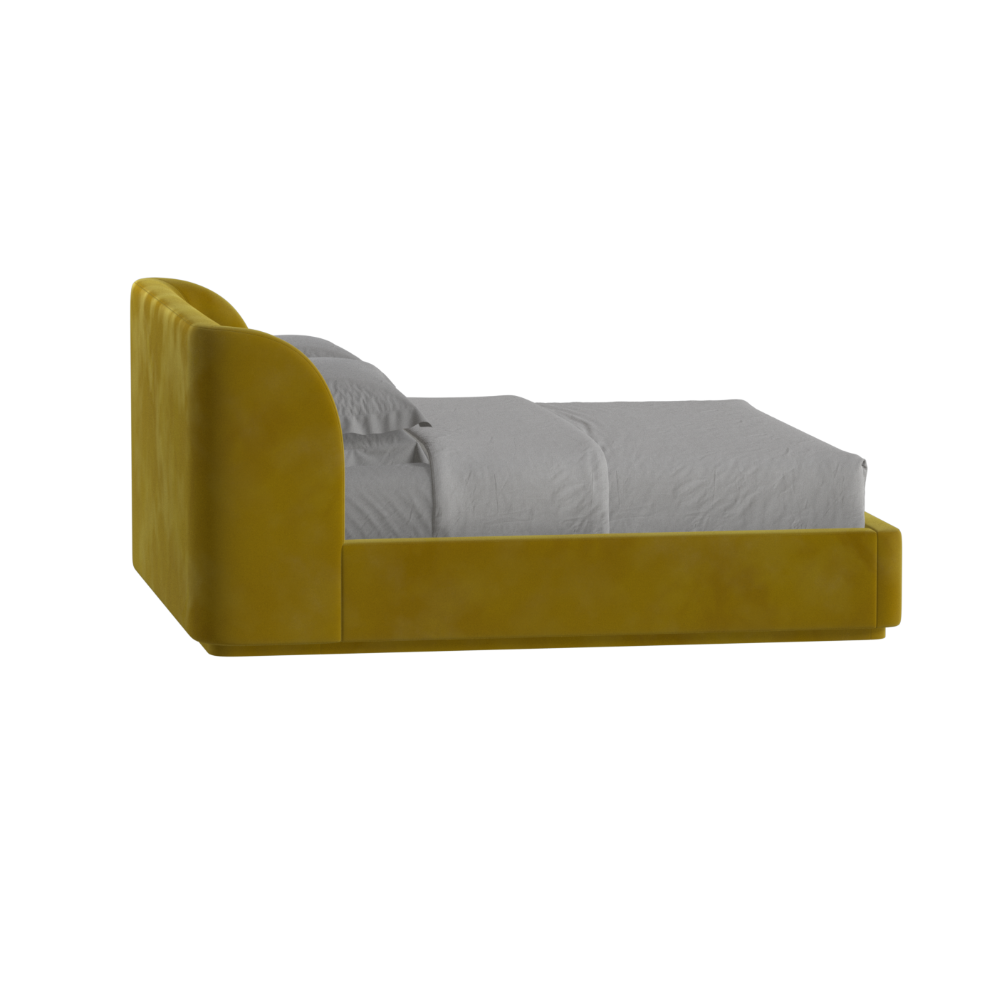 Giacomo Double Bed with Wide Panelled Headboard