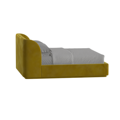 Giacomo Double Bed with Wide Panelled Headboard