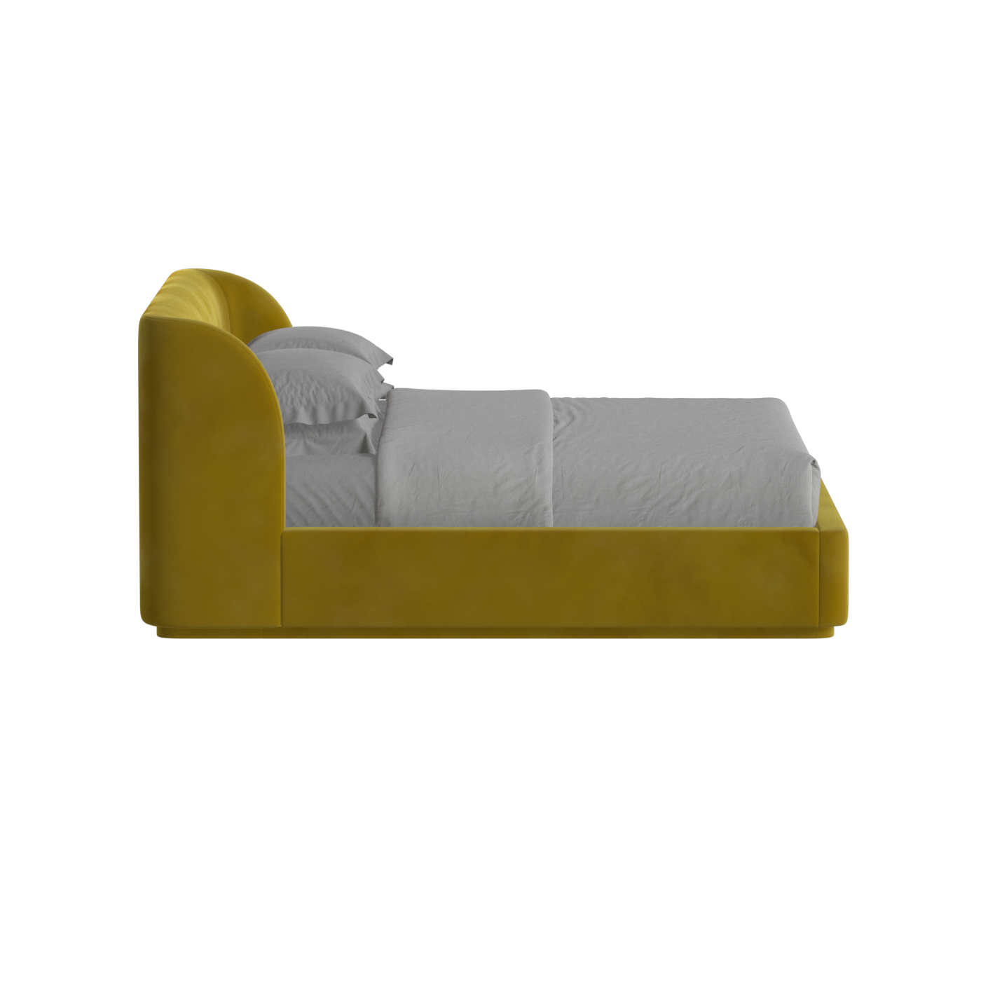 Giacomo Double Bed with Wide Panelled Headboard