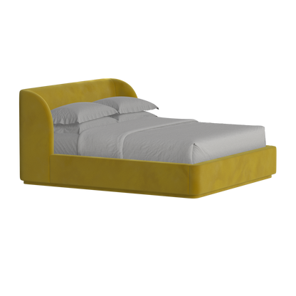 Giacomo Double Bed with Wide Panelled Headboard