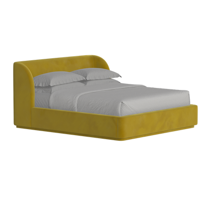 Giacomo Double Bed with Wide Panelled Headboard