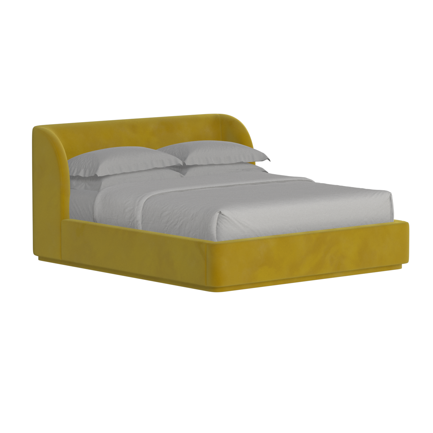 Giacomo Double Bed with Wide Panelled Headboard
