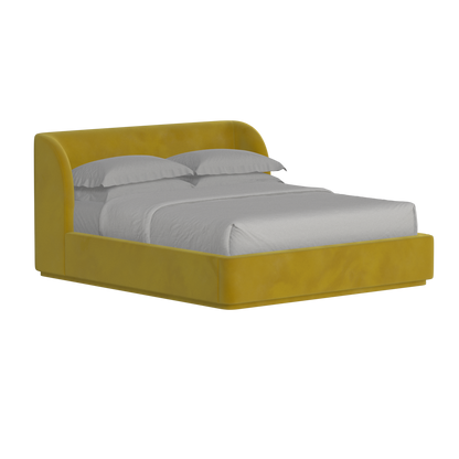 Giacomo Double Bed with Wide Panelled Headboard
