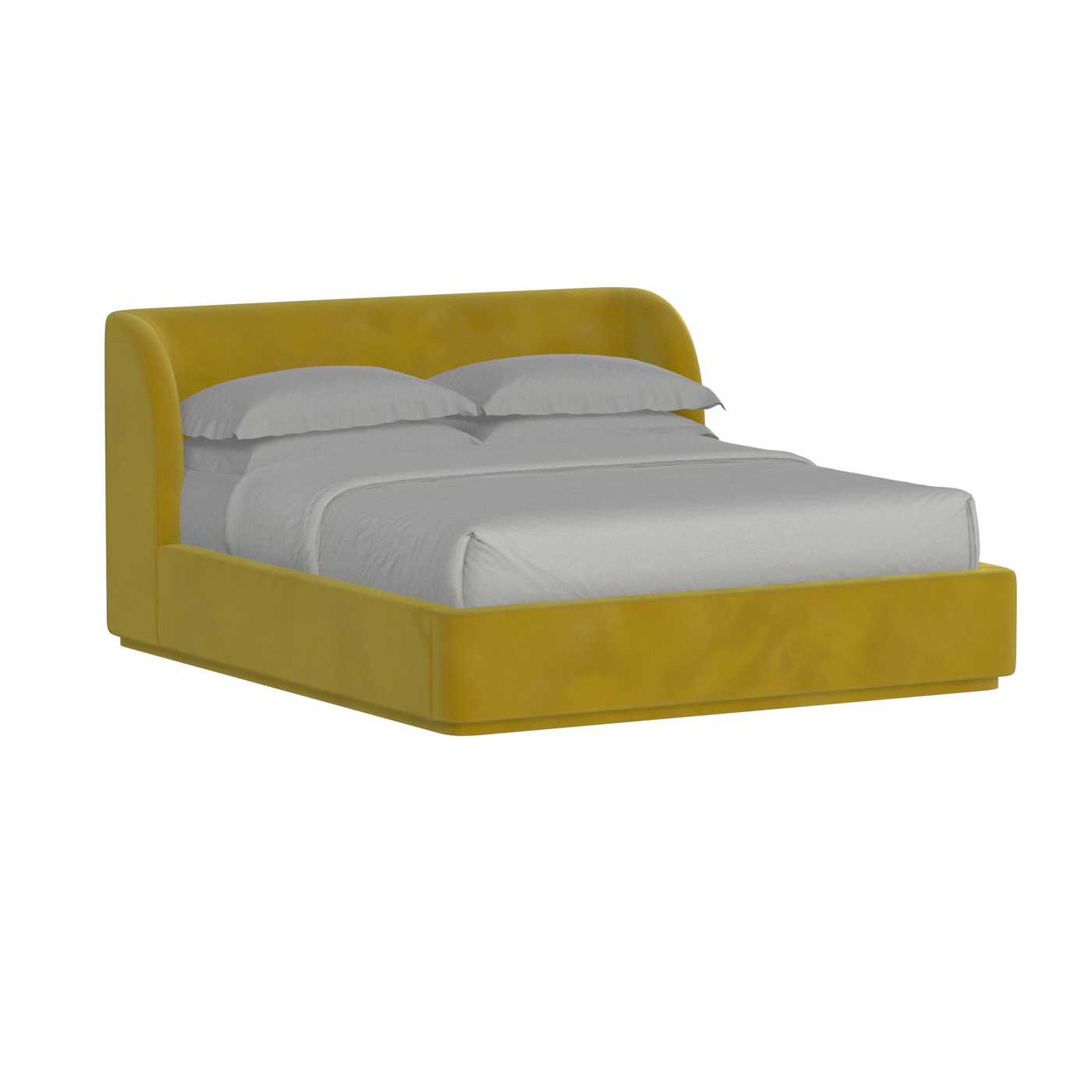 Giacomo Double Bed with Wide Panelled Headboard