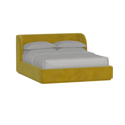 Giacomo Double Bed with Wide Panelled Headboard