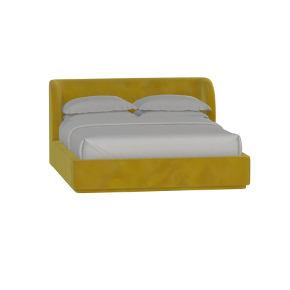 Giacomo Double Bed with Wide Panelled Headboard