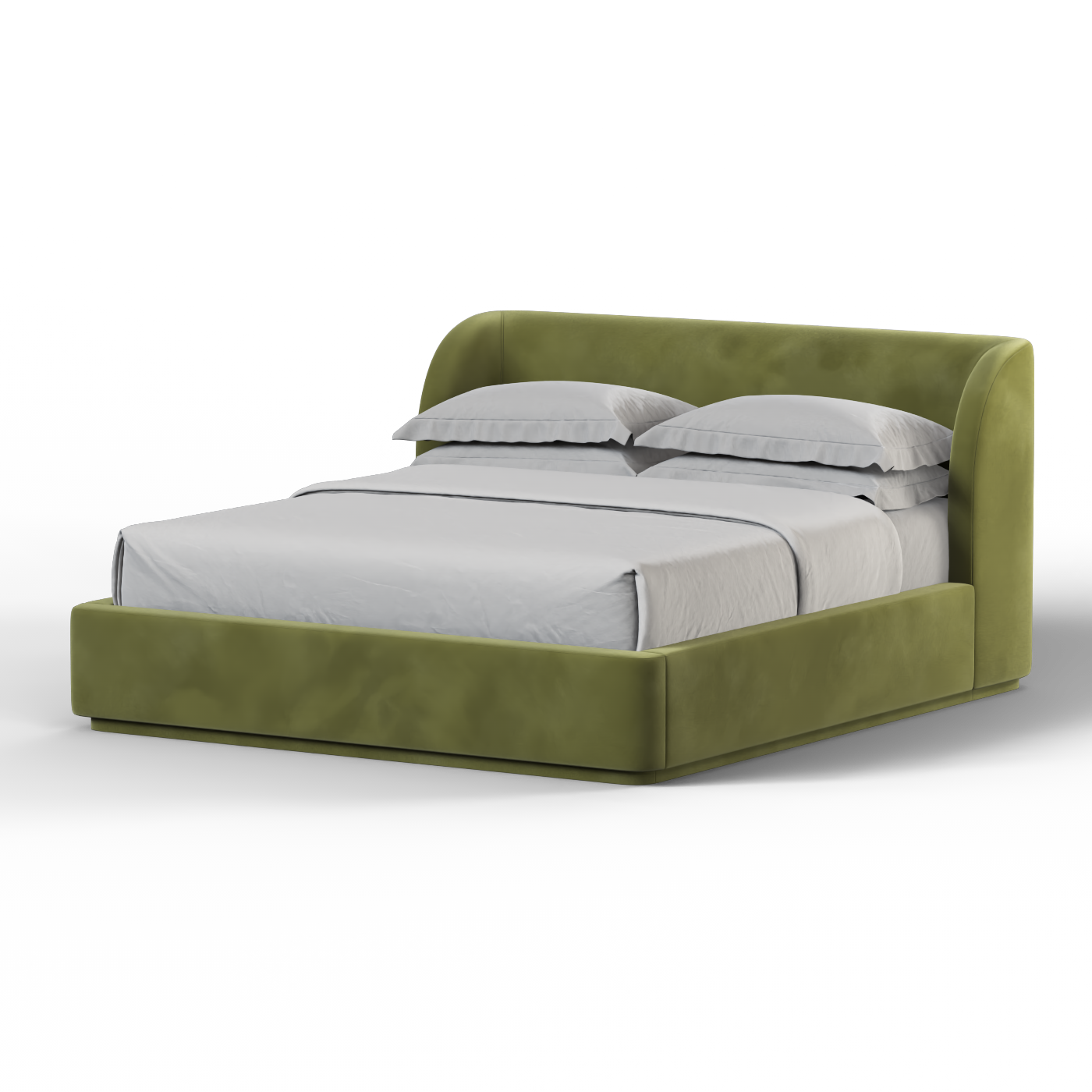 Giacomo Double Bed with Wide Panelled Headboard