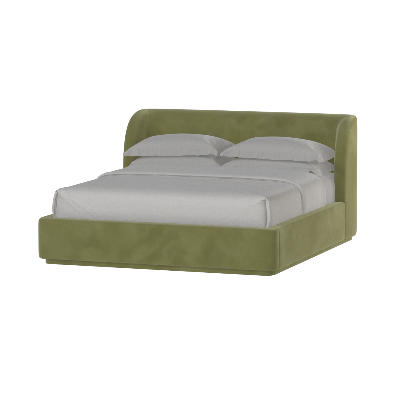 Giacomo Double Bed with Wide Panelled Headboard