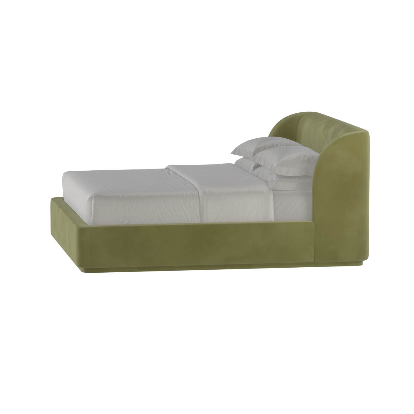 Giacomo Double Bed with Wide Panelled Headboard