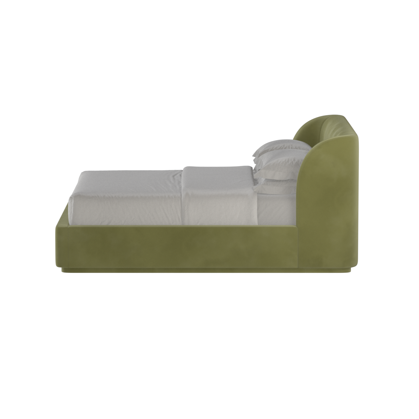 Giacomo Double Bed with Wide Panelled Headboard