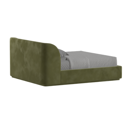 Giacomo Double Bed with Wide Panelled Headboard