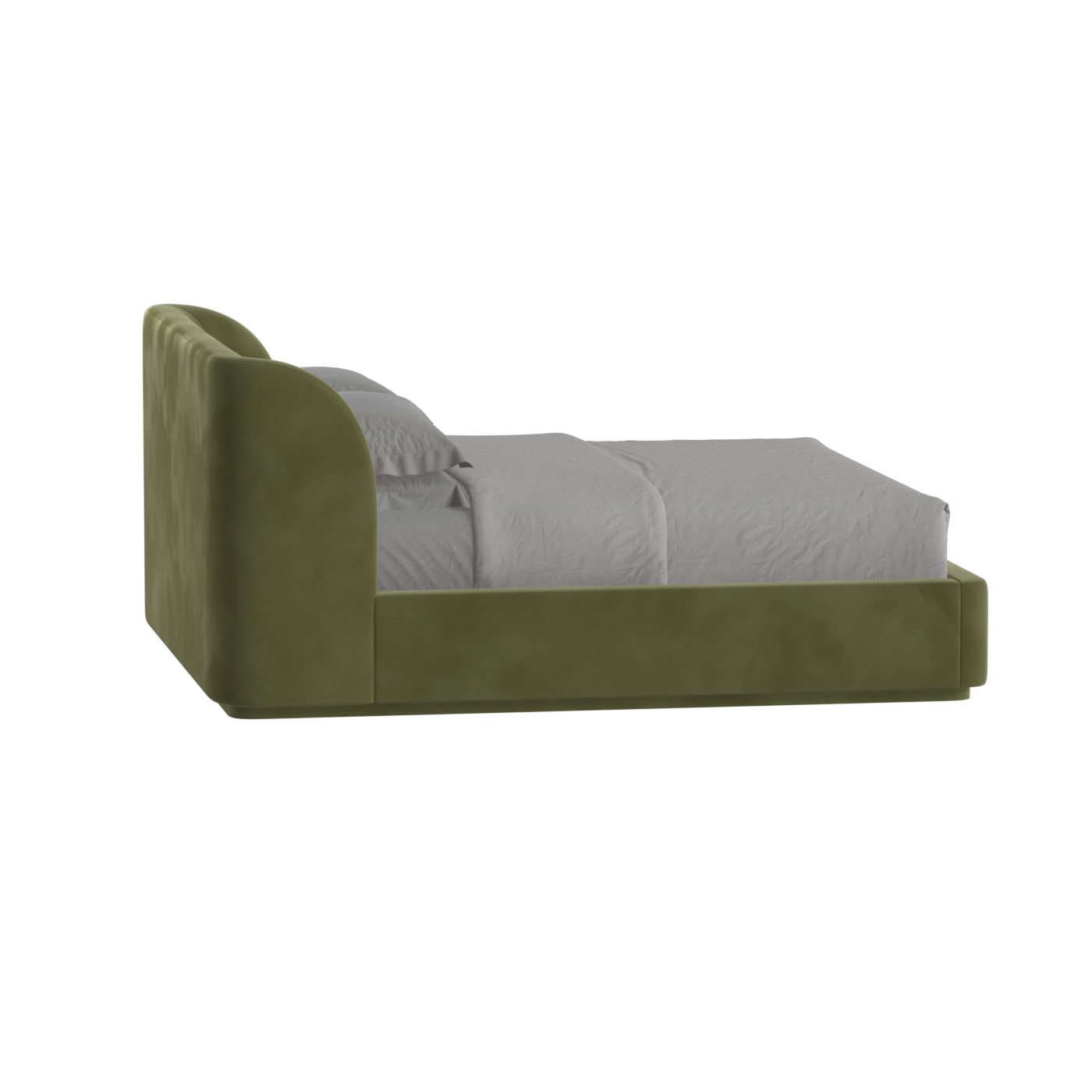 Giacomo Double Bed with Wide Panelled Headboard