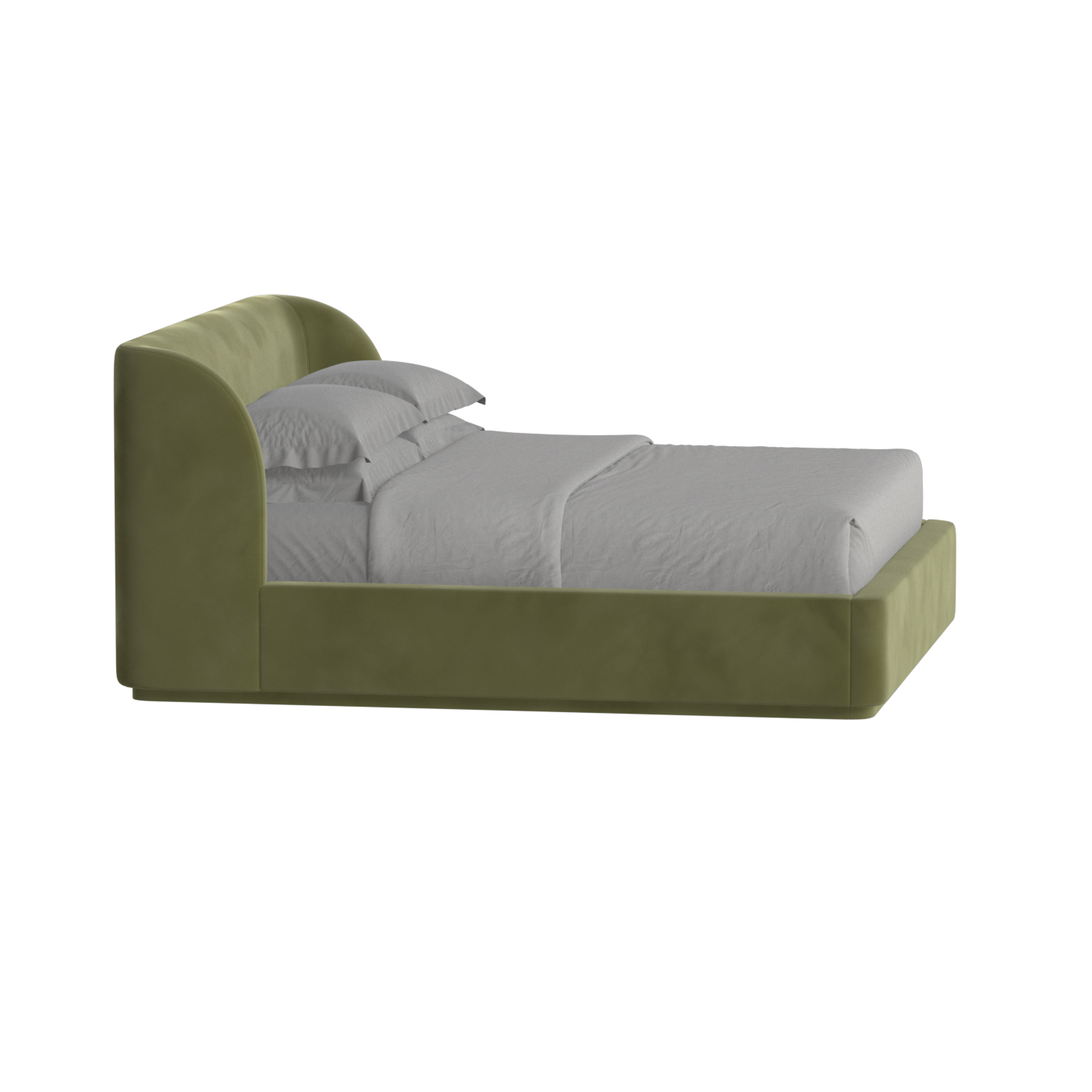 Giacomo Double Bed with Wide Panelled Headboard