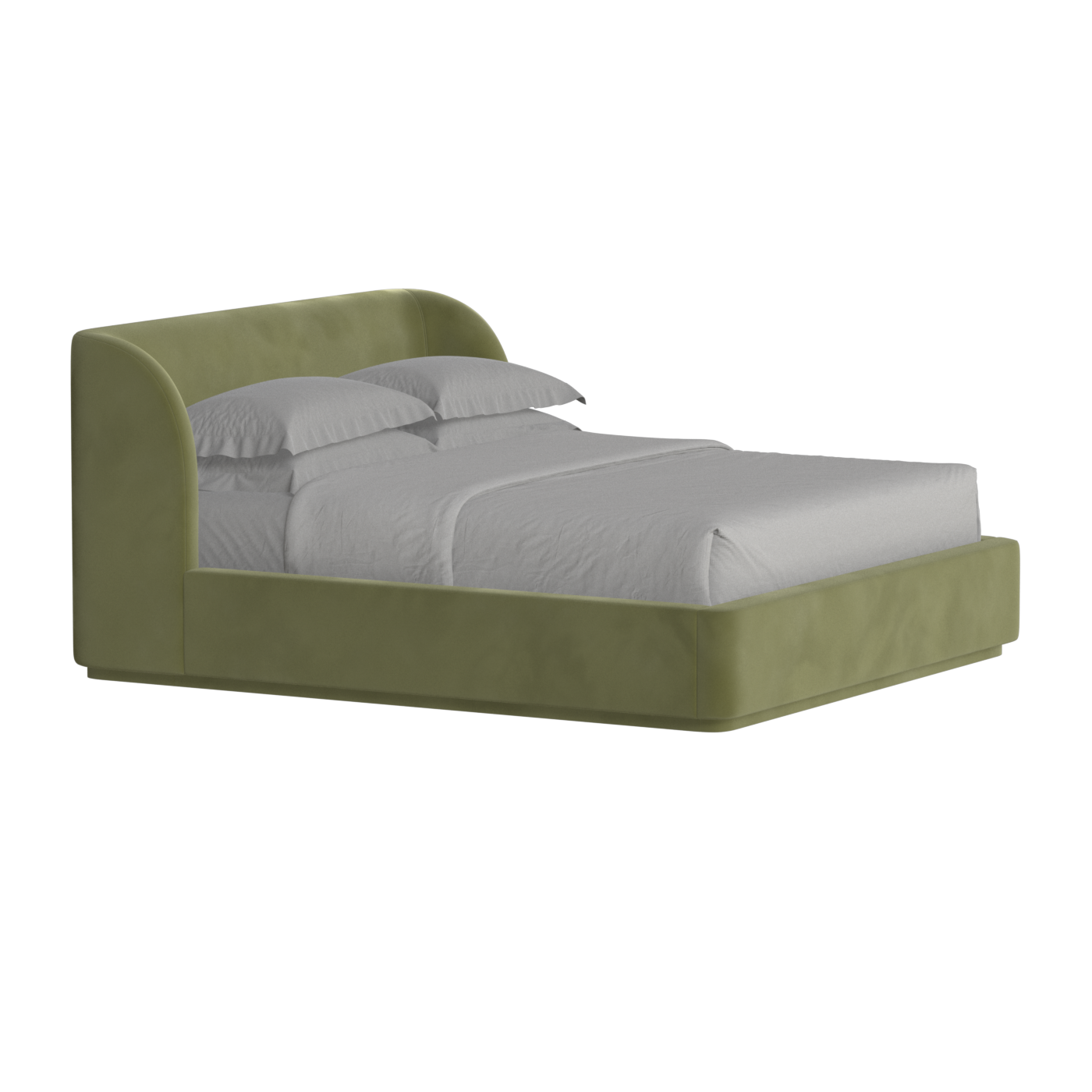 Giacomo Double Bed with Wide Panelled Headboard