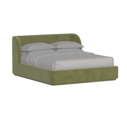 Giacomo Double Bed with Wide Panelled Headboard