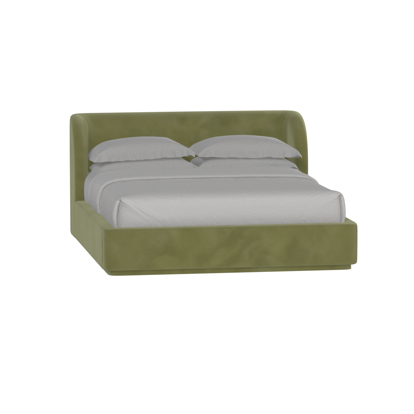 Giacomo Double Bed with Wide Panelled Headboard