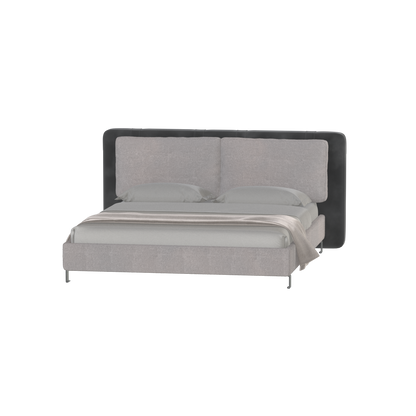 Giovanna Double Bed with Elegant Headboard