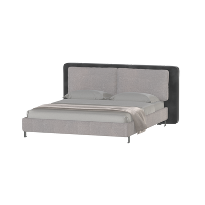 Giovanna Double Bed with Elegant Headboard