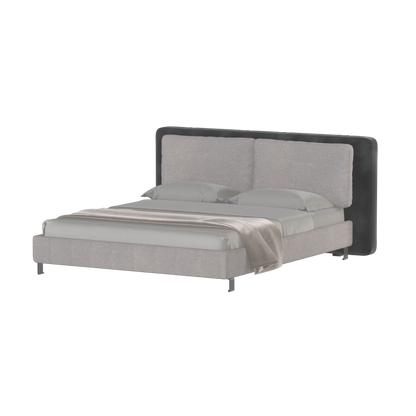 Giovanna Double Bed with Elegant Headboard