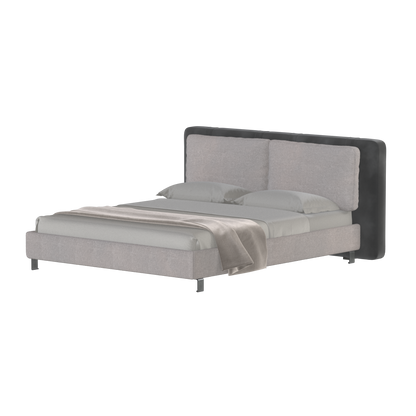 Giovanna Double Bed with Elegant Headboard