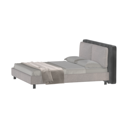 Giovanna Double Bed with Elegant Headboard