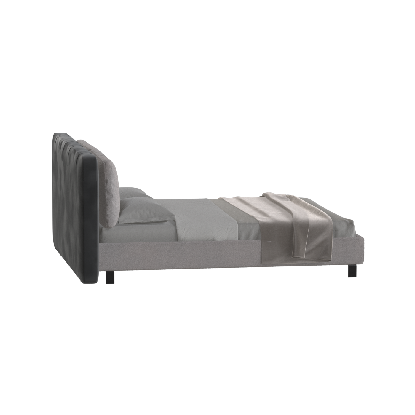 Giovanna Double Bed with Elegant Headboard