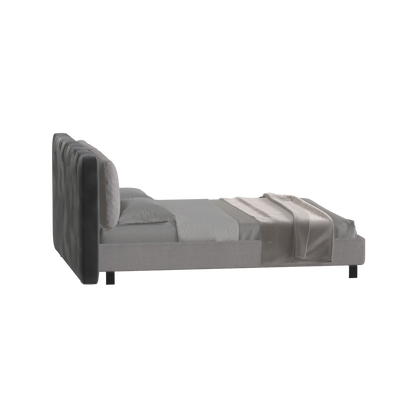 Giovanna Double Bed with Elegant Headboard