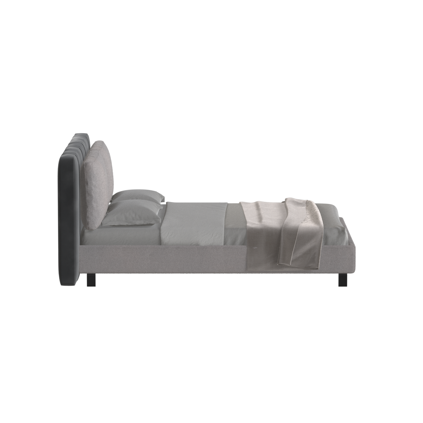 Giovanna Double Bed with Elegant Headboard