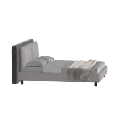 Giovanna Double Bed with Elegant Headboard