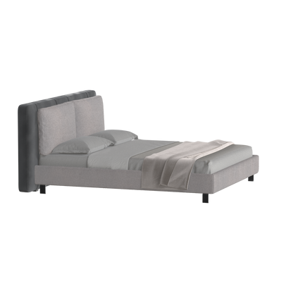 Giovanna Double Bed with Elegant Headboard