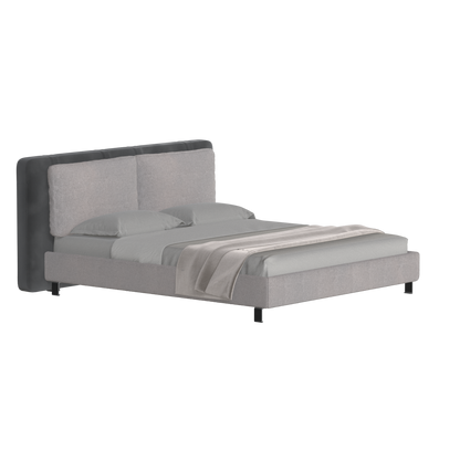 Giovanna Double Bed with Elegant Headboard