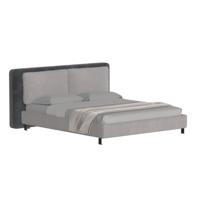 Giovanna Double Bed with Elegant Headboard