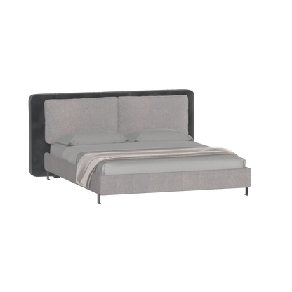 Giovanna Double Bed with Elegant Headboard