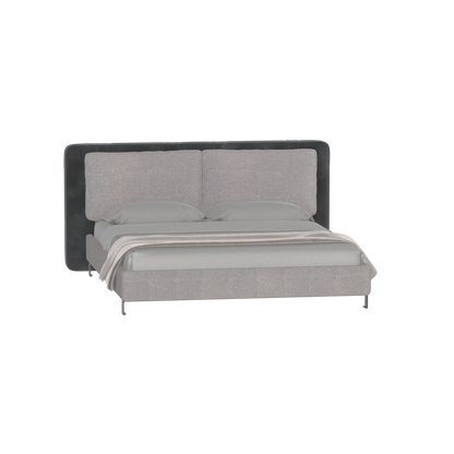 Giovanna Double Bed with Elegant Headboard
