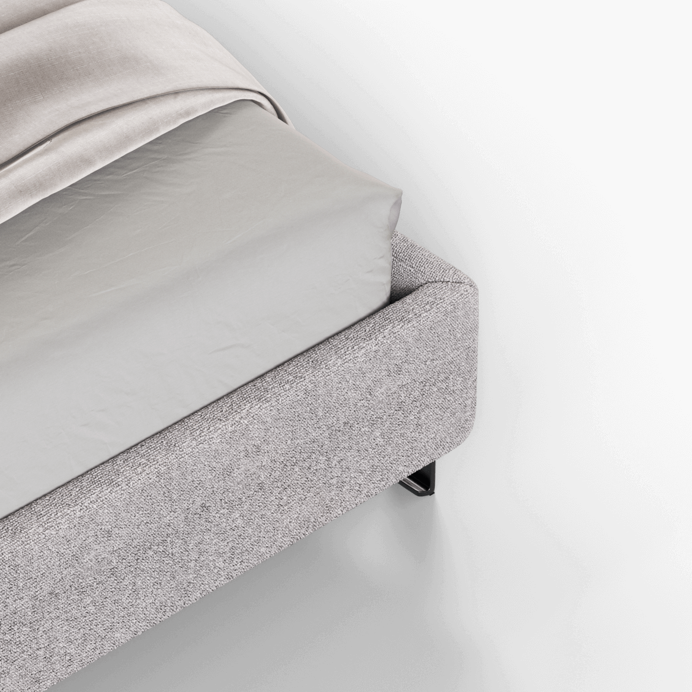 Giovanna Double Bed with Elegant Headboard