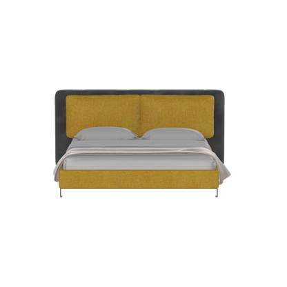 Giovanna Double Bed with Elegant Headboard