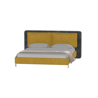 Giovanna Double Bed with Elegant Headboard