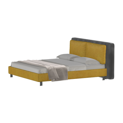Giovanna Double Bed with Elegant Headboard