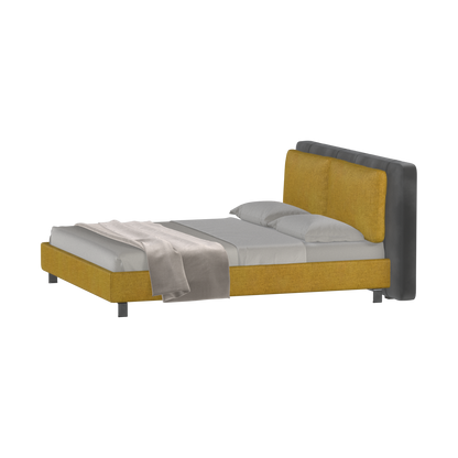 Giovanna Double Bed with Elegant Headboard