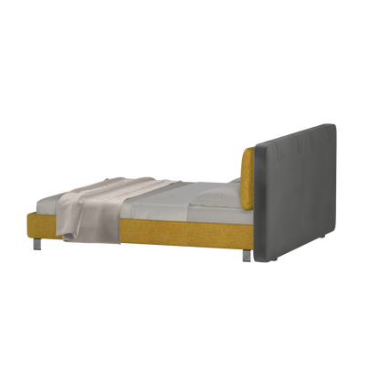 Giovanna Double Bed with Elegant Headboard